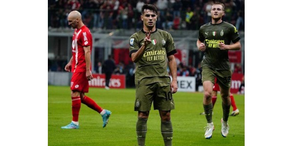 Dias scoort twee keer en AC Milan wint vier keer op rij